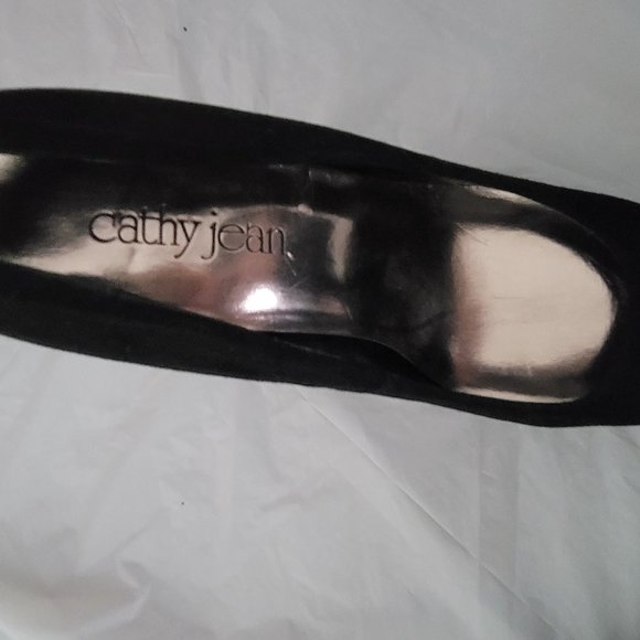 Cathy Jean heels W 7.5 black - Picture 2 of 3